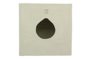 Laoru Laoru | Bookend Eye Mouth: Firkantet bogstøtte mund i glaseret stentøjsler i AntiqueWhite Studio Hafnia