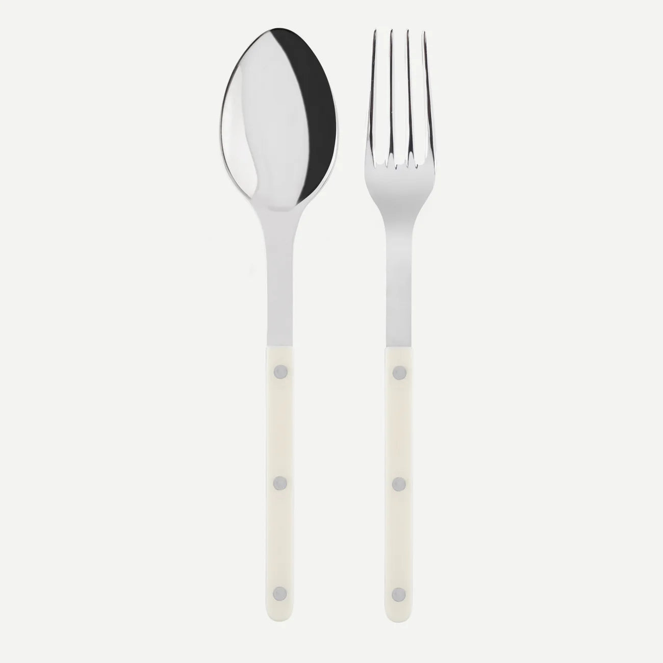Bistrot Solid Salat/Serveringssæt | Ivory (elfenben) Sabre Paris