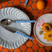 Bistrot Solid Bestiksæt 4 dele | Pastelblå Sabre Paris