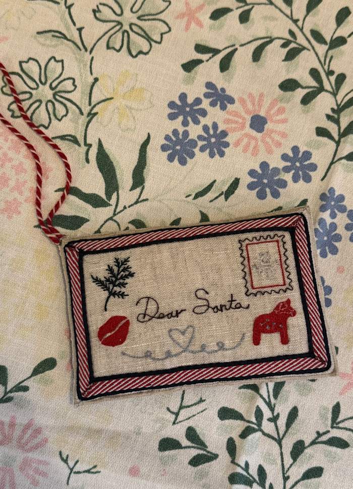 Sissel Edelbo | Julebrev Ornament | Santa Sissel Edelbo