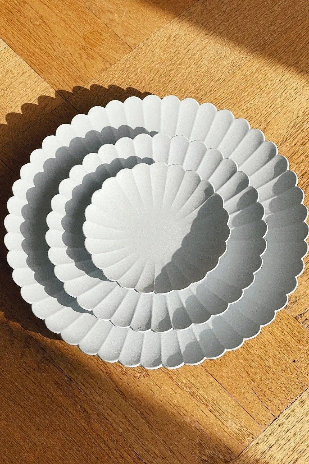 1616/arita Japan Palace Tallerken, 220 | Uglasseret grå 1616/arita Japan