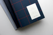 Notem studio, Uma notesbog flat lay, Softcover medium, Dark Blue Notem studio