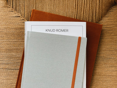 Notem studio, Bea notesbog med elastikbånd, medium, Light grey Notem studio