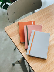 Notem studio, Bea notesbog med elastikbånd, medium, Light grey Notem studio
