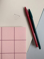 Notem studio, Uma notesbog flat lay, Softcover large, Rose Notem studio