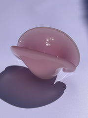 Vintage Murano musling/skål | Lys pink Murano