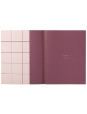 Notem studio, Uma notesbog flat lay, Softcover large, Rose Notem studio