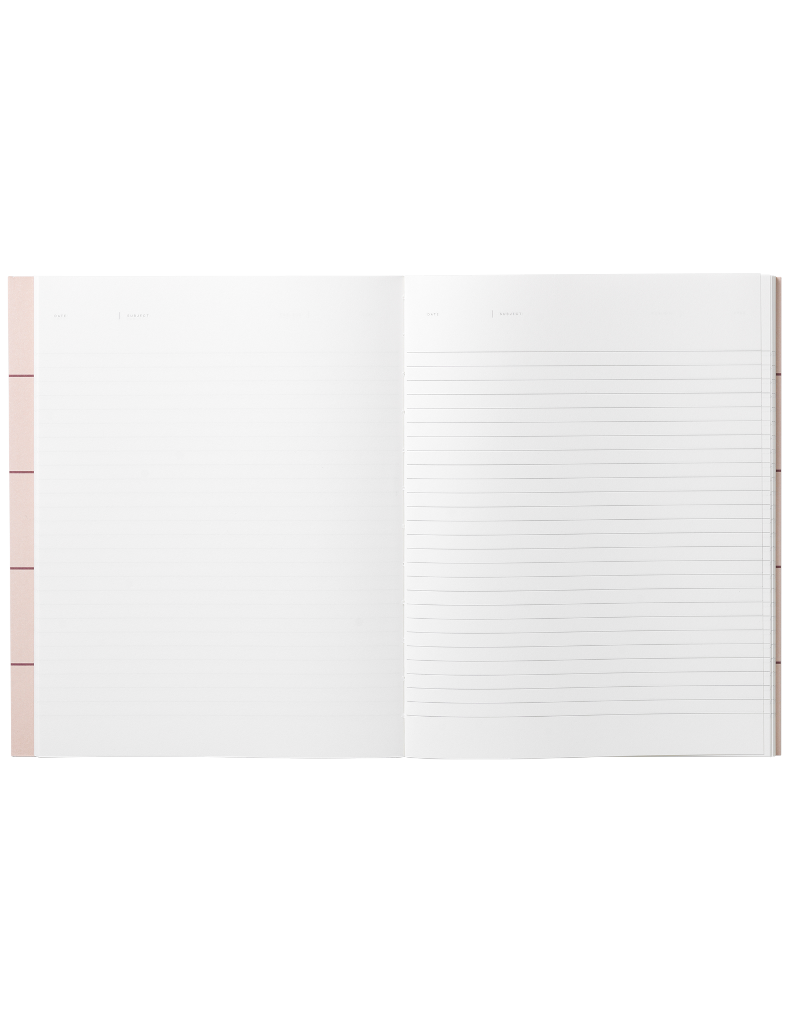 Notem studio, Uma notesbog flat lay, Softcover large, Rose Notem studio