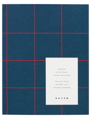 Notem studio, Uma notesbog flat lay, Softcover medium, Dark Blue Notem studio