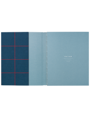 Notem studio, Uma notesbog flat lay, Softcover medium, Dark Blue Notem studio