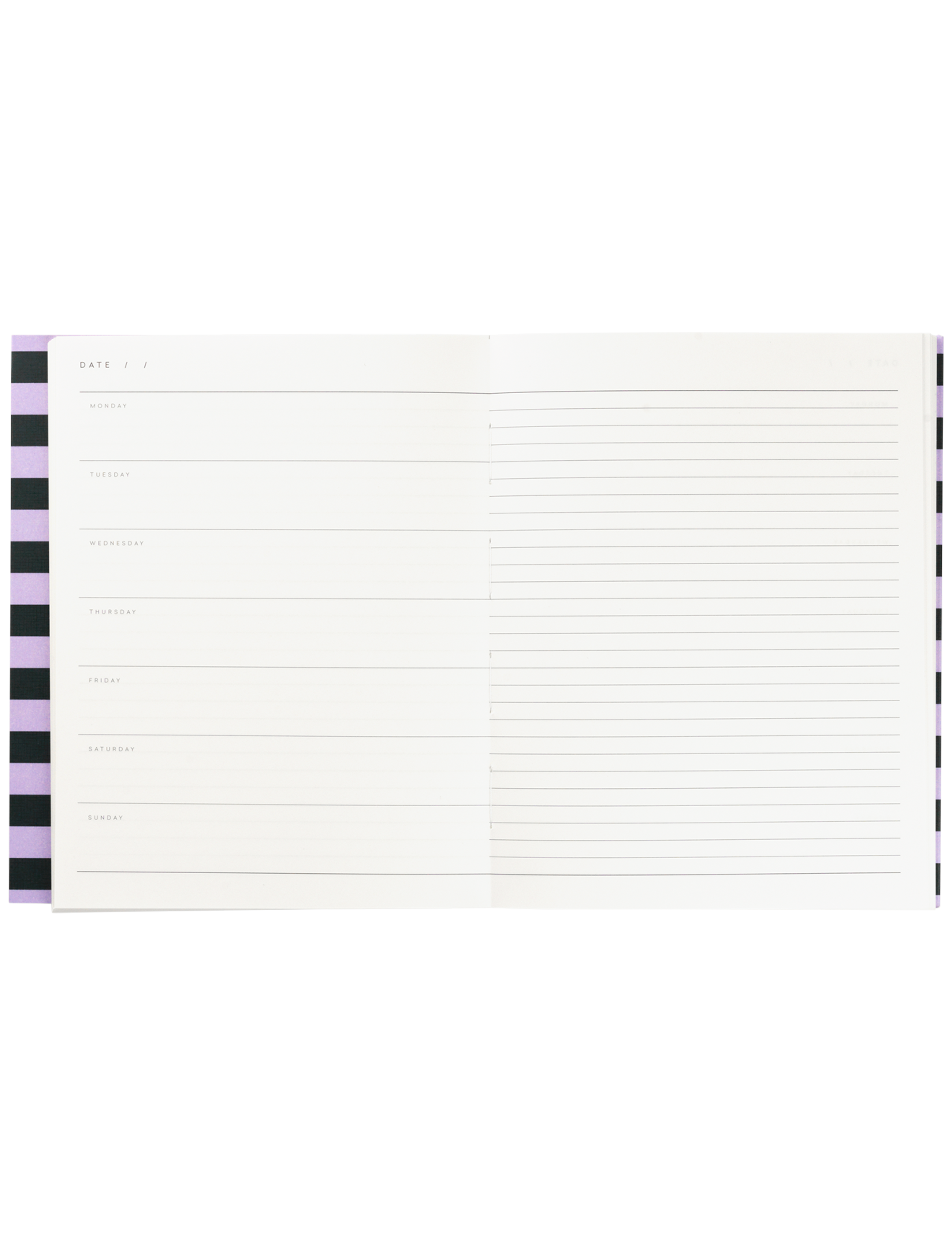 Notem studio, Uma Weekly Planner, medium, Rose & Green Notem studio
