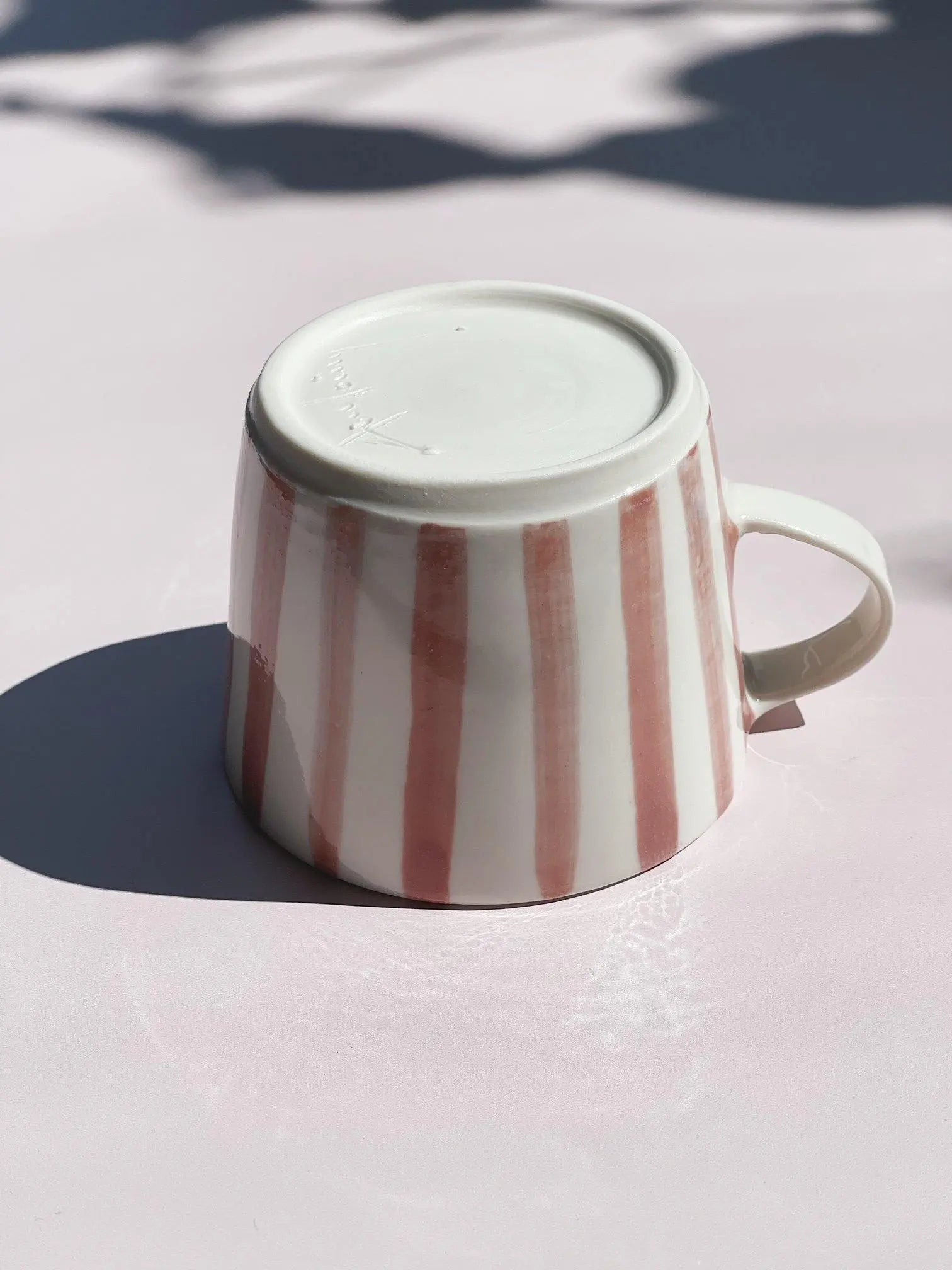 Ann-Louise Roman kop i keramik | Pink Striber Ann-Louise Roman