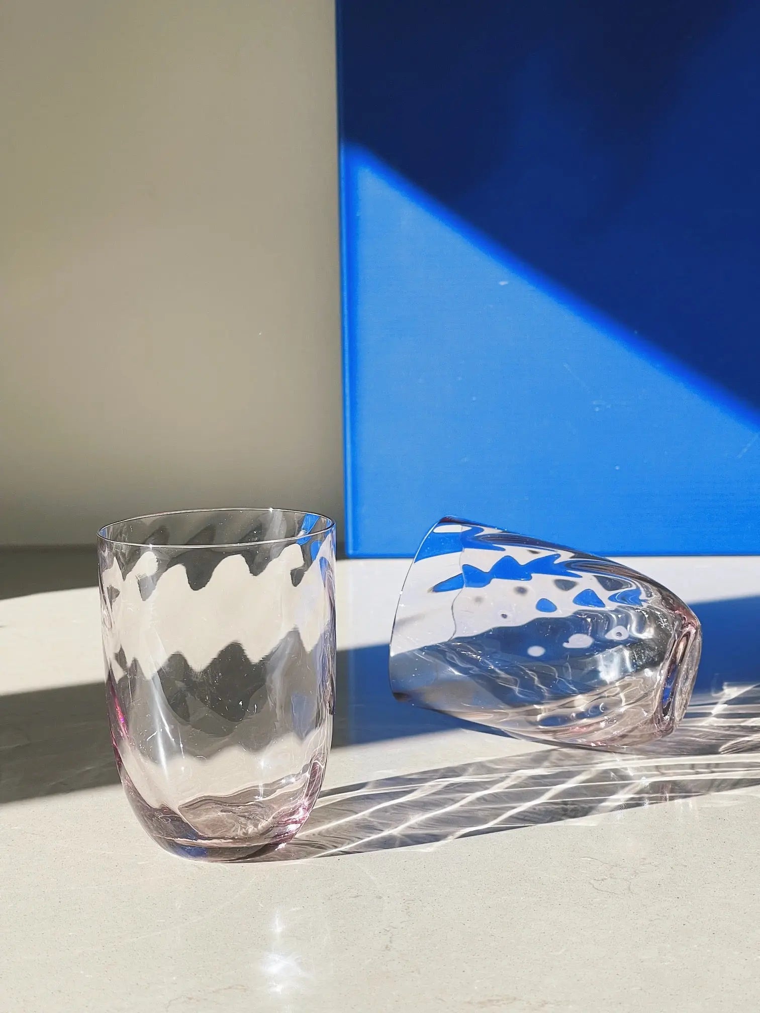 Anna von Lipa Swirl tumbler glas | Lilla Anna von Lipa
