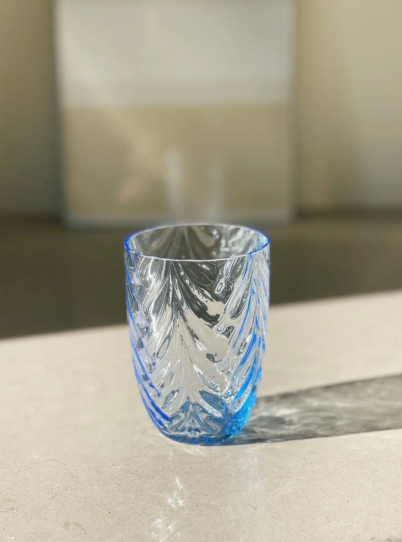 Anna von Lipa Wave tumbler glas | Lyseblå Anna von Lipa