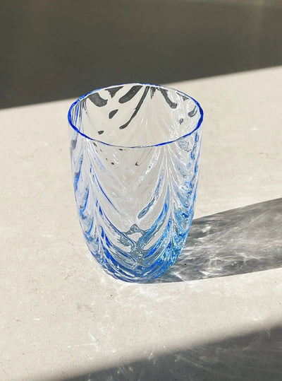 Anna von Lipa Wave tumbler glas | Lyseblå Anna von Lipa