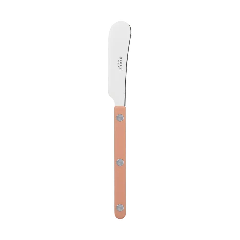 Bistrot Solid Bestiksæt Smørkniv | Nude Pink (ferskenfarvet) Sabre Paris
