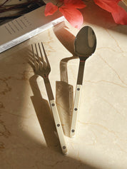 Bistrot Solid Salat/Serveringssæt | Light kaki Sabre Paris