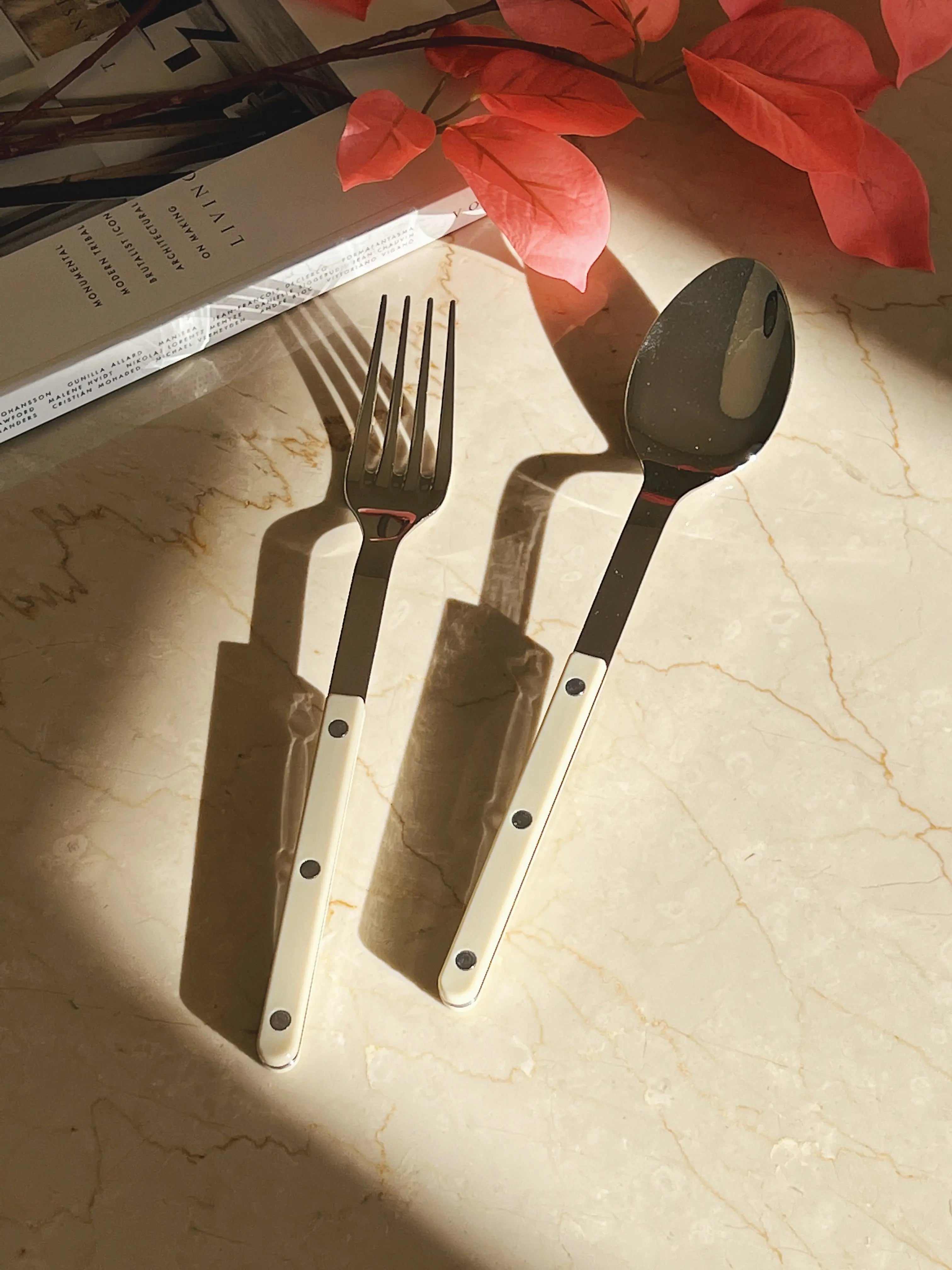 Bistrot Solid Salat/Serveringssæt | Light kaki Sabre Paris