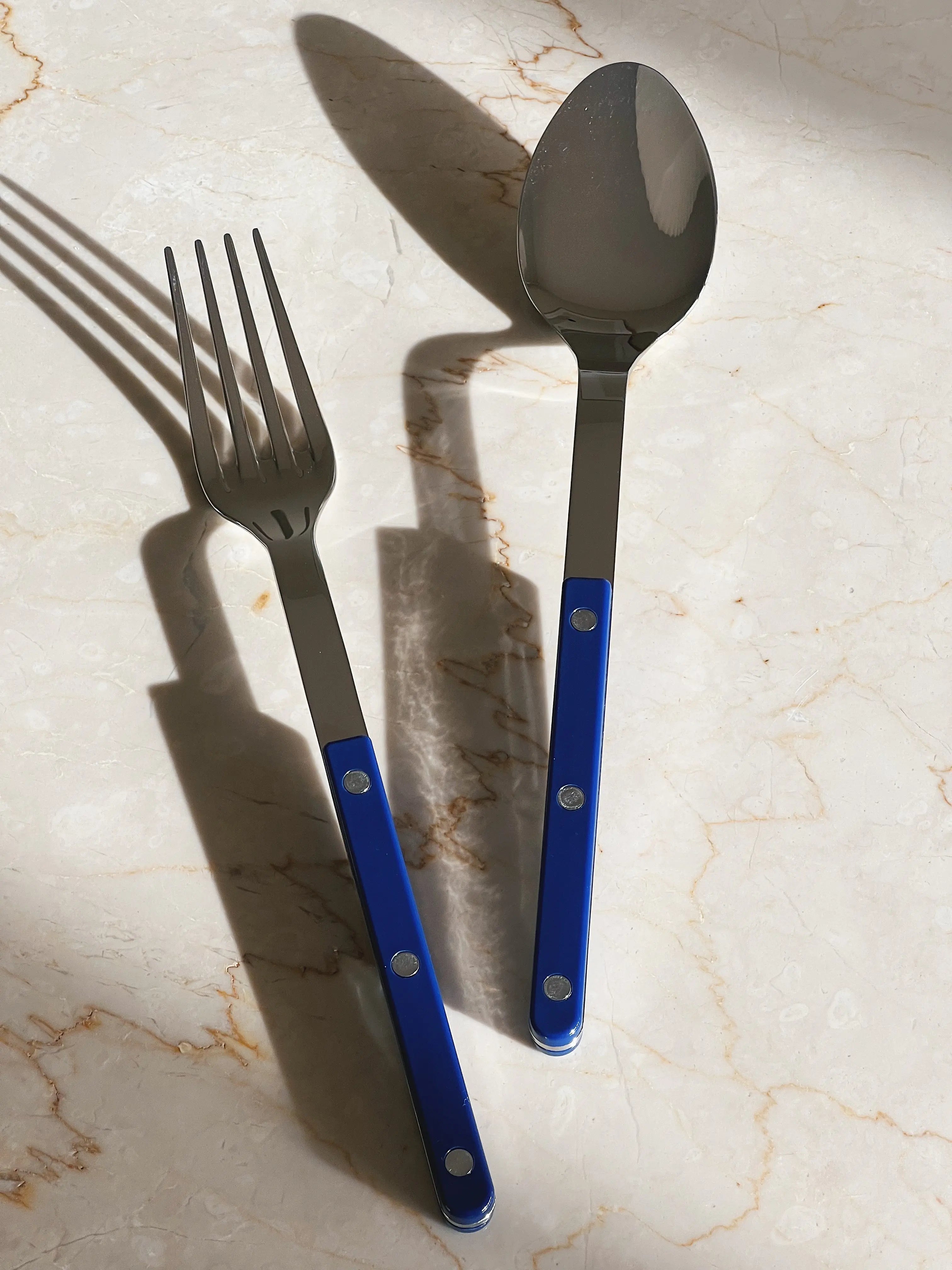 Bistrot Solid Salat/Serveringssæt | Mørkeblå Sabre Paris