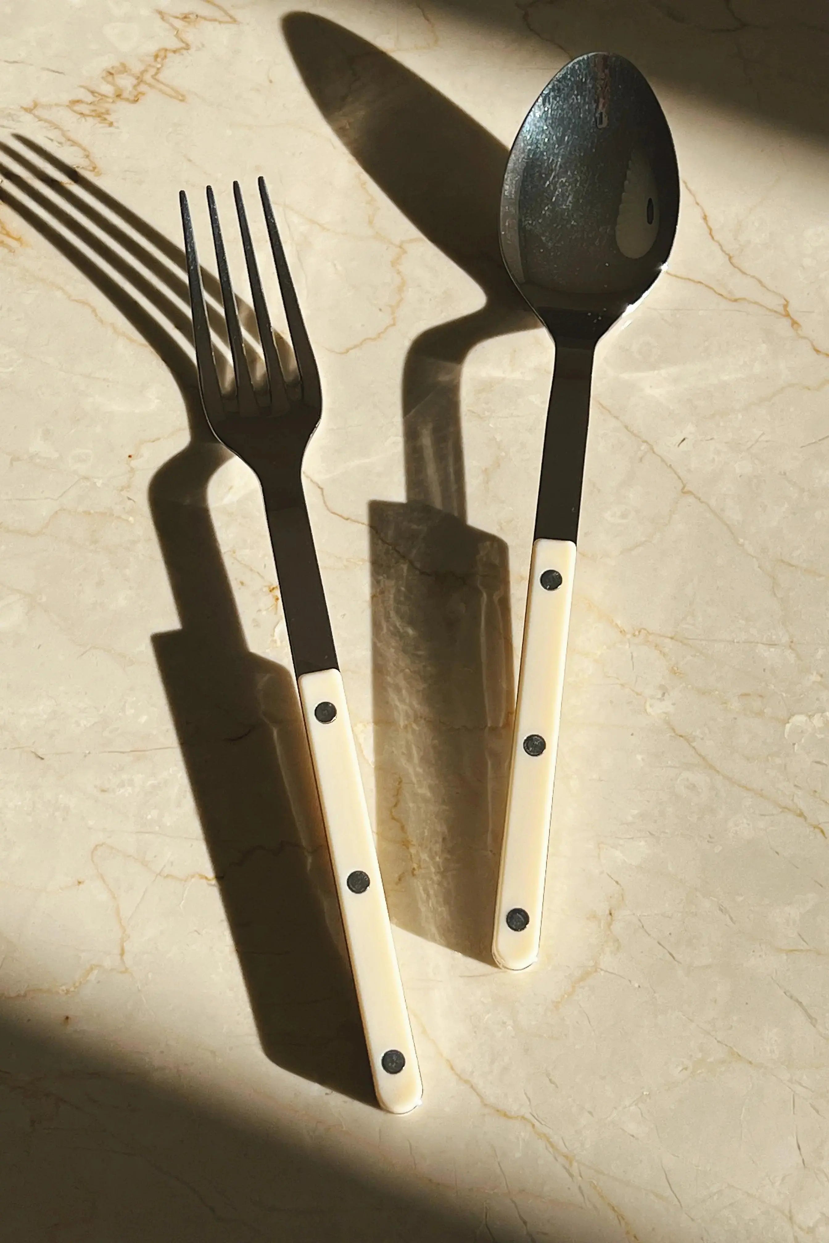 Bistrot Solid Salat/Serveringssæt | Ivory (elfenben) Sabre Paris