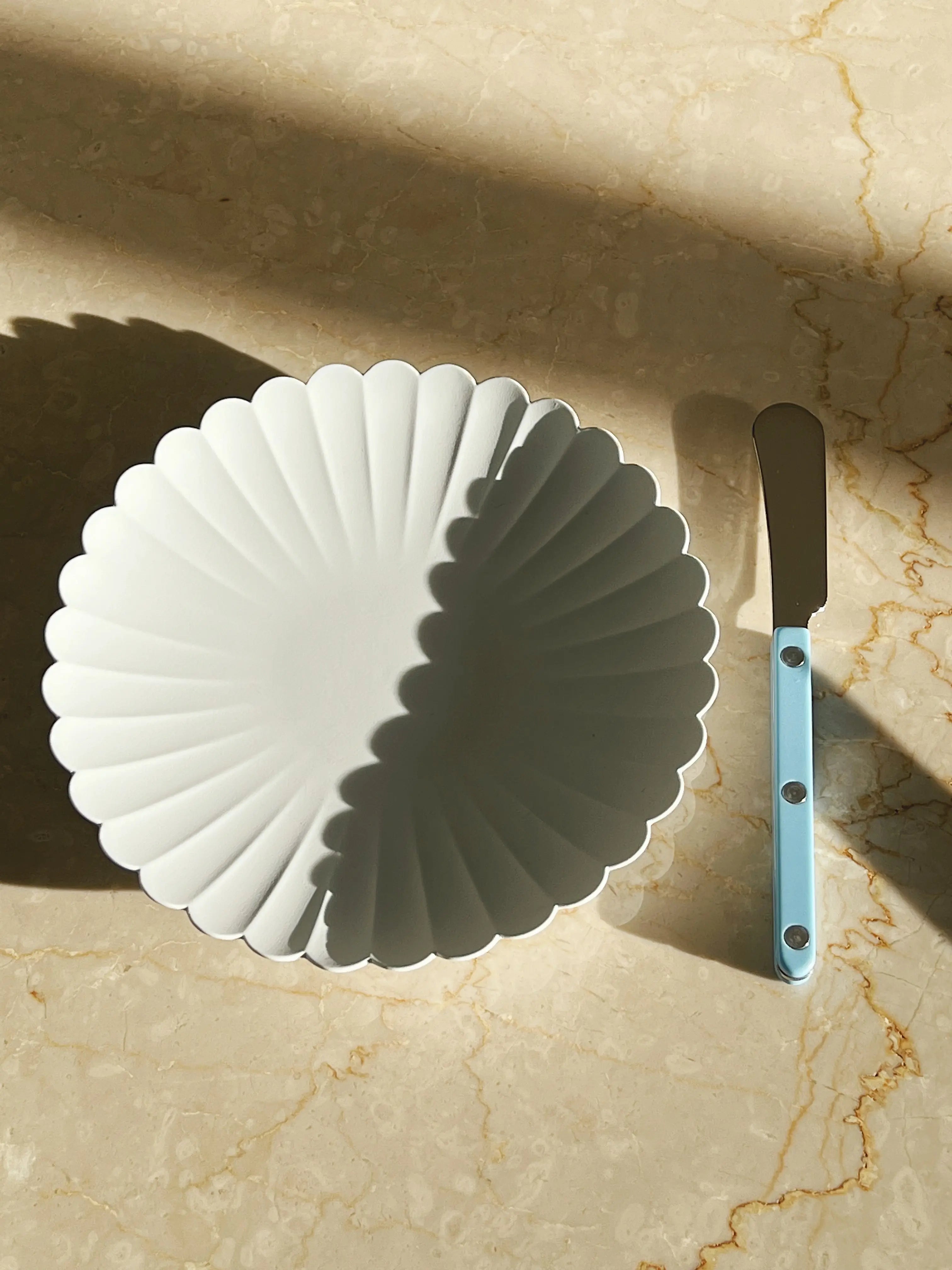 Bistrot Solid Smørkniv | Pastelblå Sabre Paris