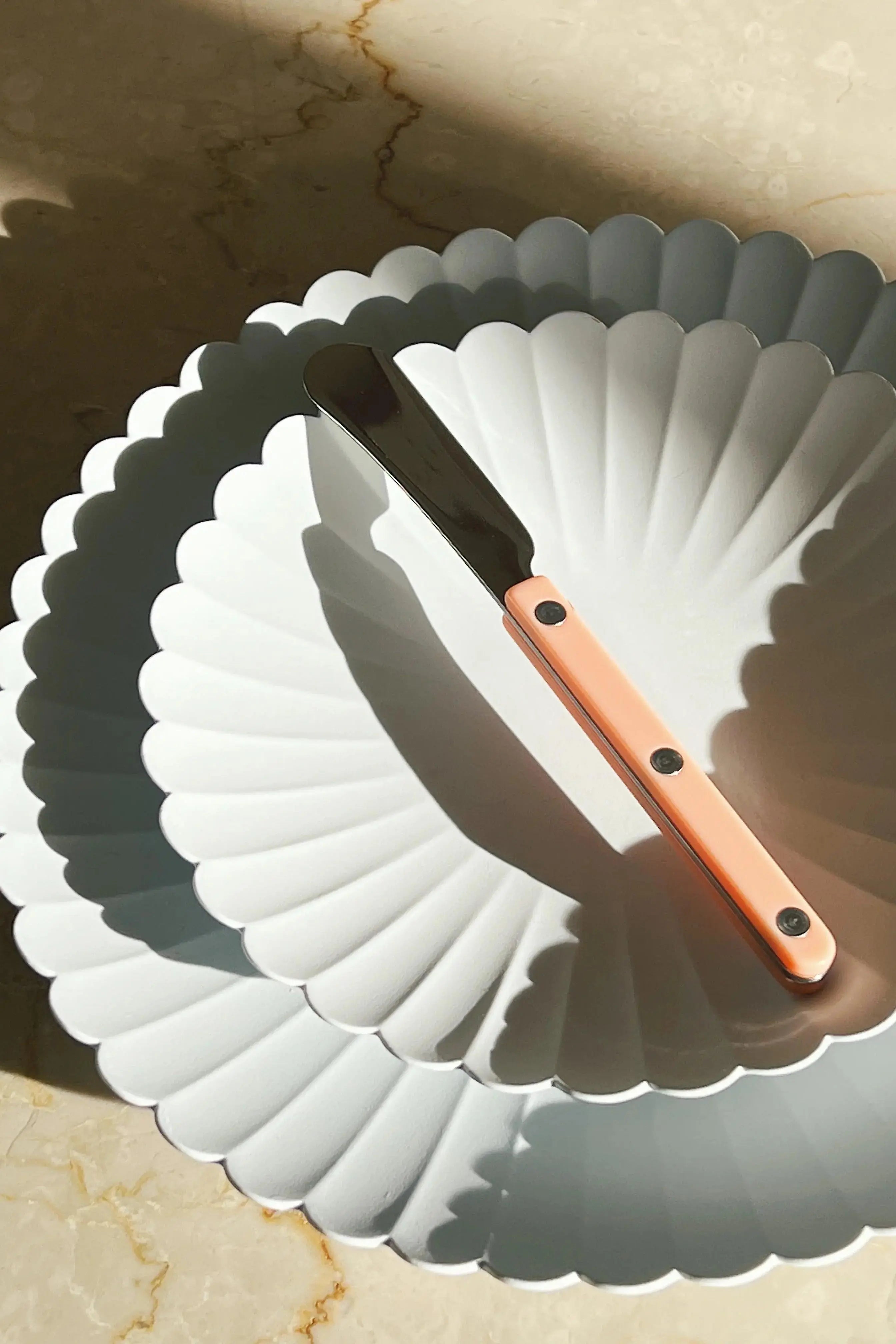 Bistrot Solid Smørkniv | Nude Pink (ferskenfarvet) Sabre Paris