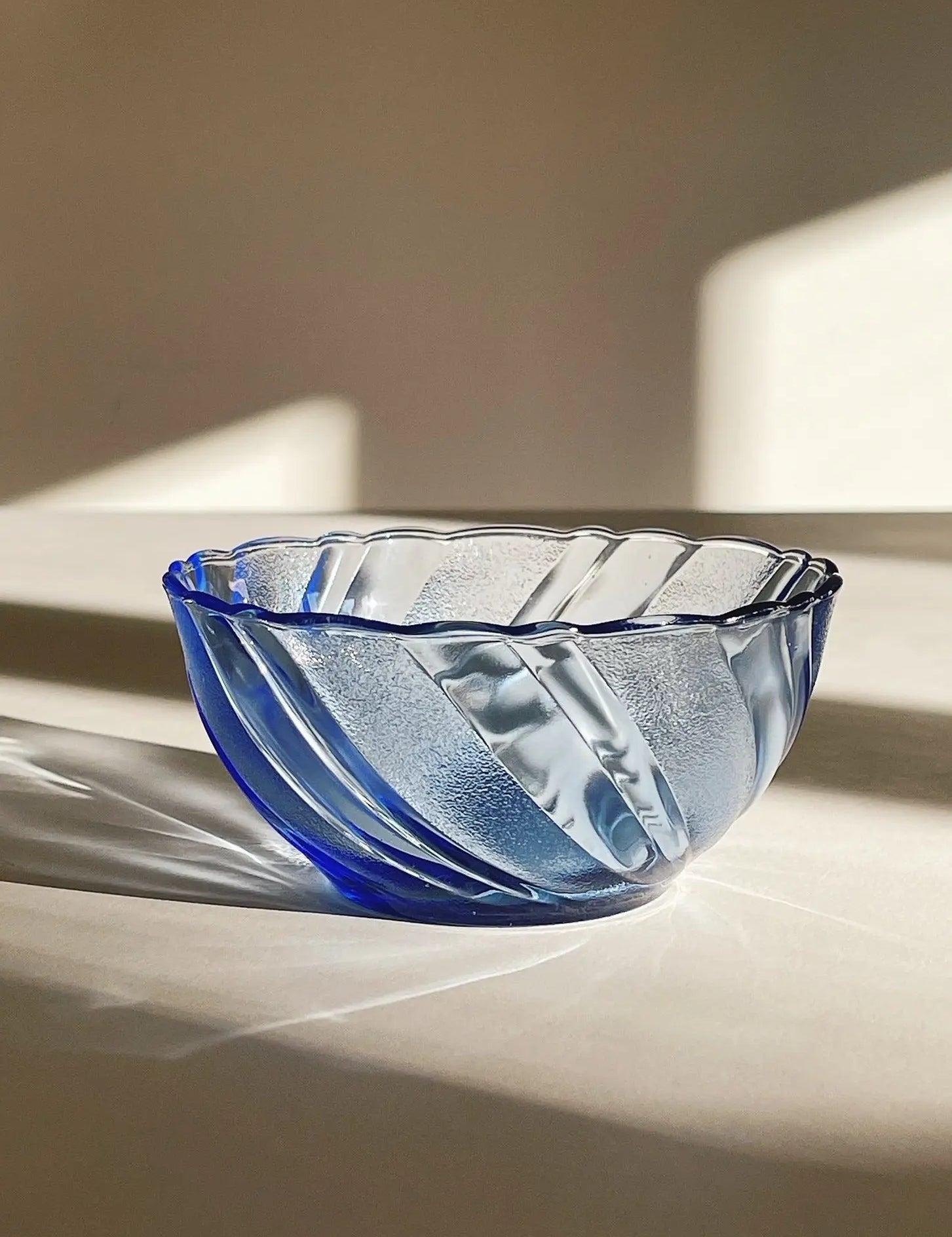 Blå glas skål fra Duralex | 12 cm Duralex