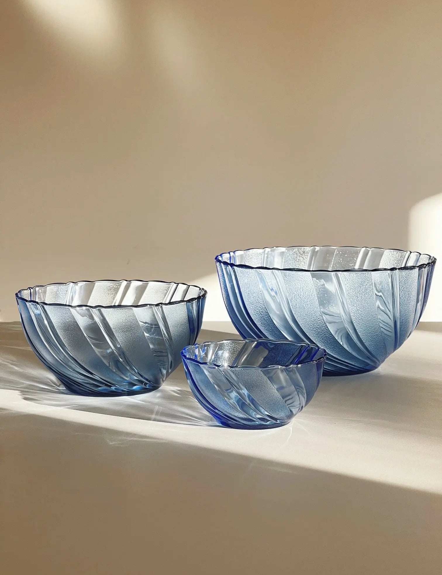 Blå glas skål fra Duralex | 18 cm Duralex
