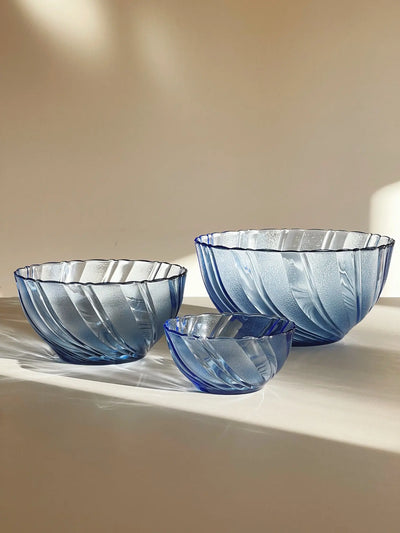 Blå glas skål fra Duralex | 18 cm Duralex