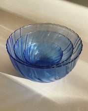 Blå glas skål fra Duralex | 18 cm Duralex
