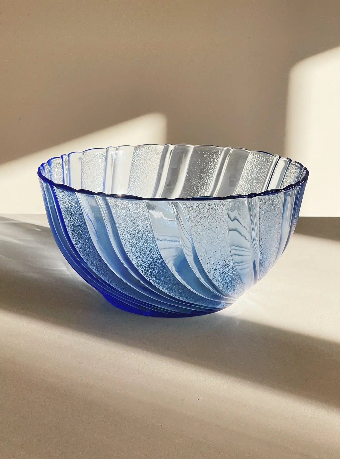 Blå glas skål fra Duralex | 22.5 cm Duralex