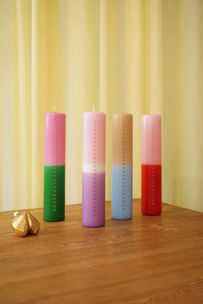 Candy Cane kalenderlys no. 3 | Lyserød/Lavendel FindersKeepers