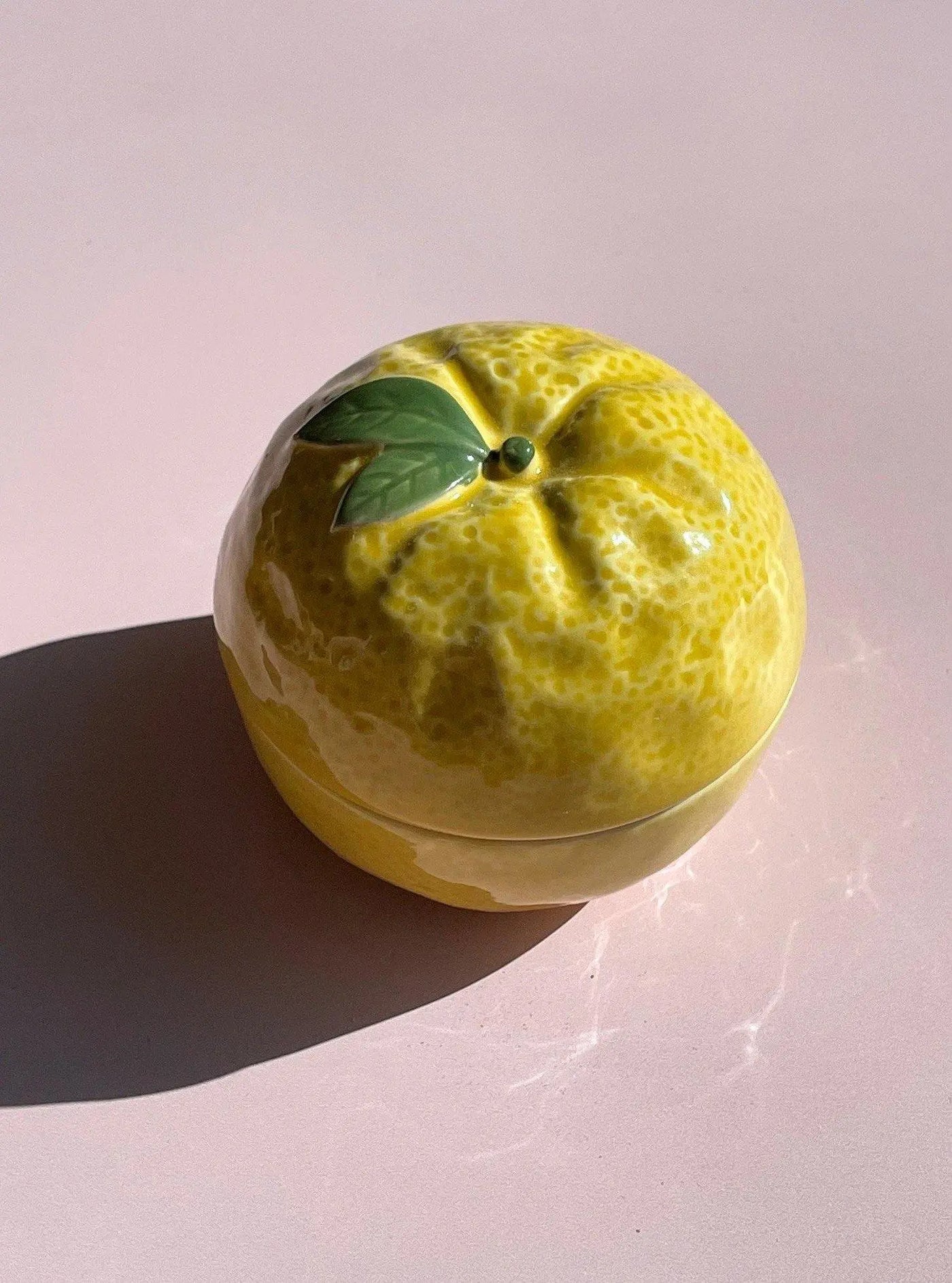 Citron Bonbonniere (Lågkrukke) Studio Hafnia