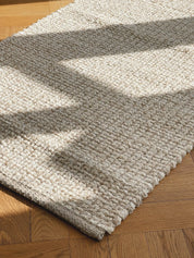 Gulvtæppe i bomuld | Beige/camel 70x140 cm Casa Cubista