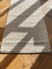 Gulvtæppe i bomuld | Beige/camel 70x140 cm Casa Cubista