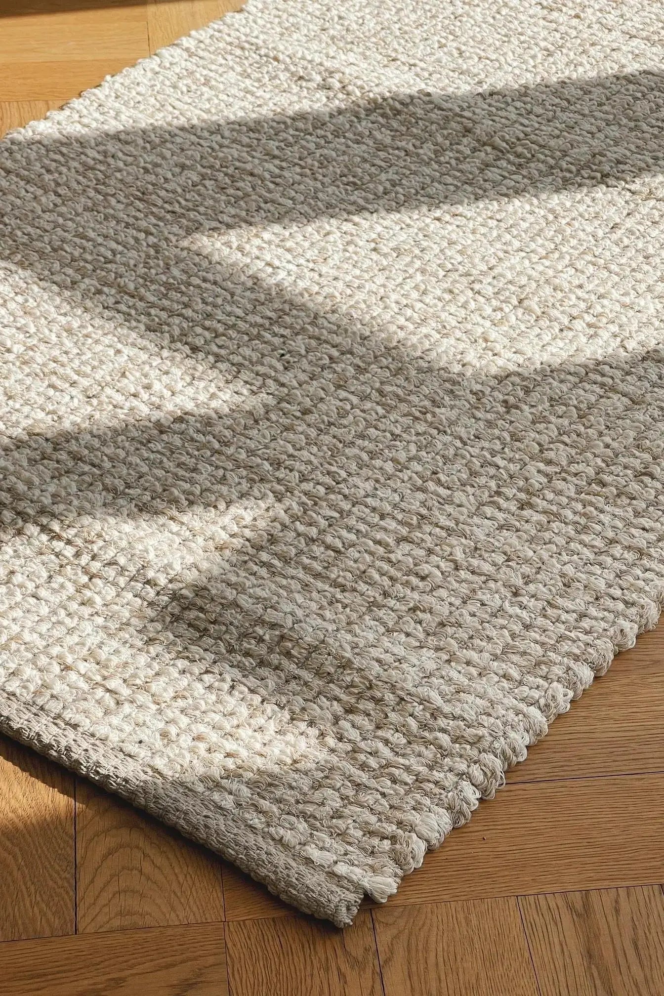 Gulvtæppe i bomuld | Beige/camel 70x140 cm Casa Cubista