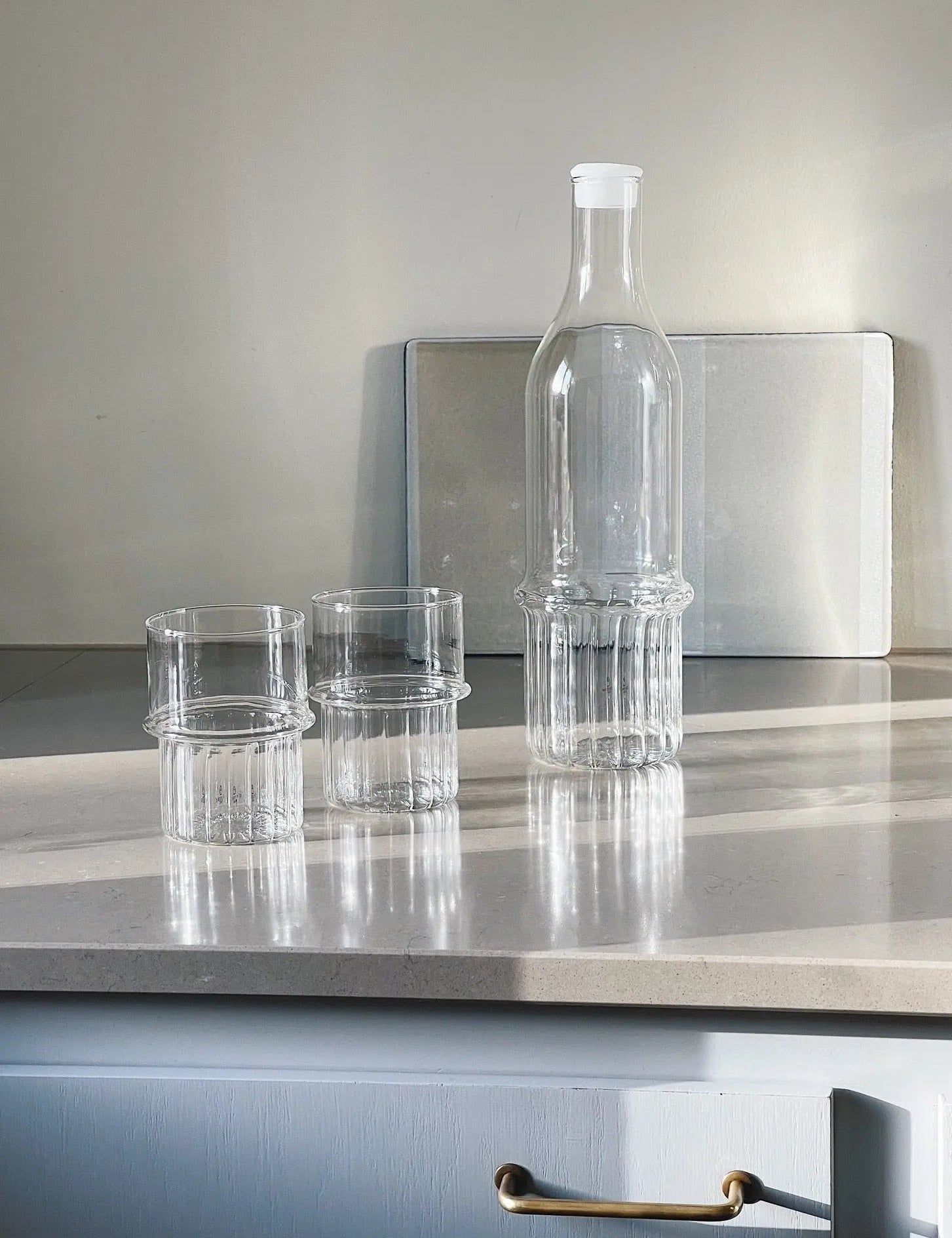 Ichendorf Transit flaske i glas med låg Ichendorf