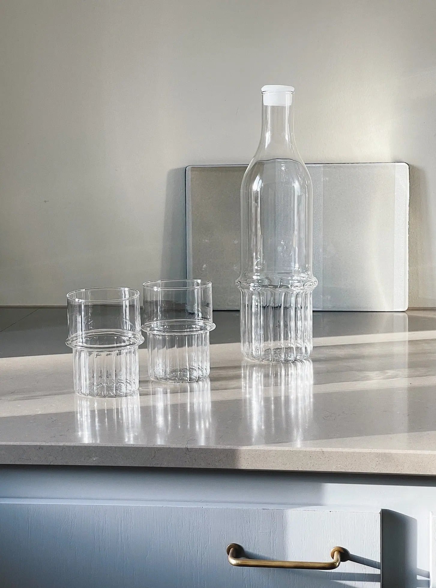 Ichendorf Transit flaske i glas med låg Ichendorf