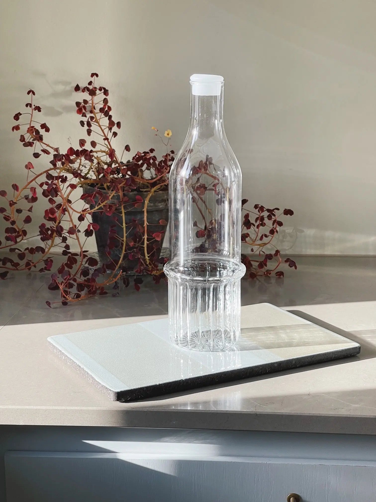 Ichendorf Transit flaske i glas med låg Ichendorf