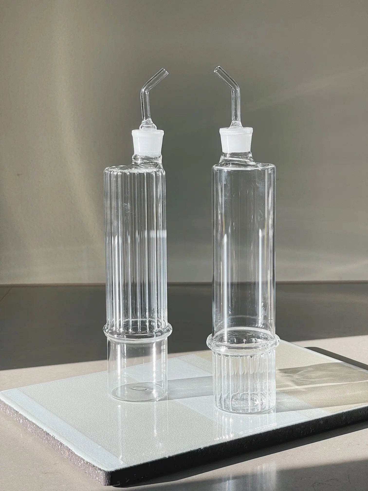 Ichendorf Transit slick olie flaske i glas | Clear Ichendorf