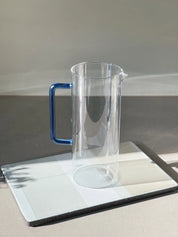 Ichendorf Tube kande i glas med blå hank Ichendorf
