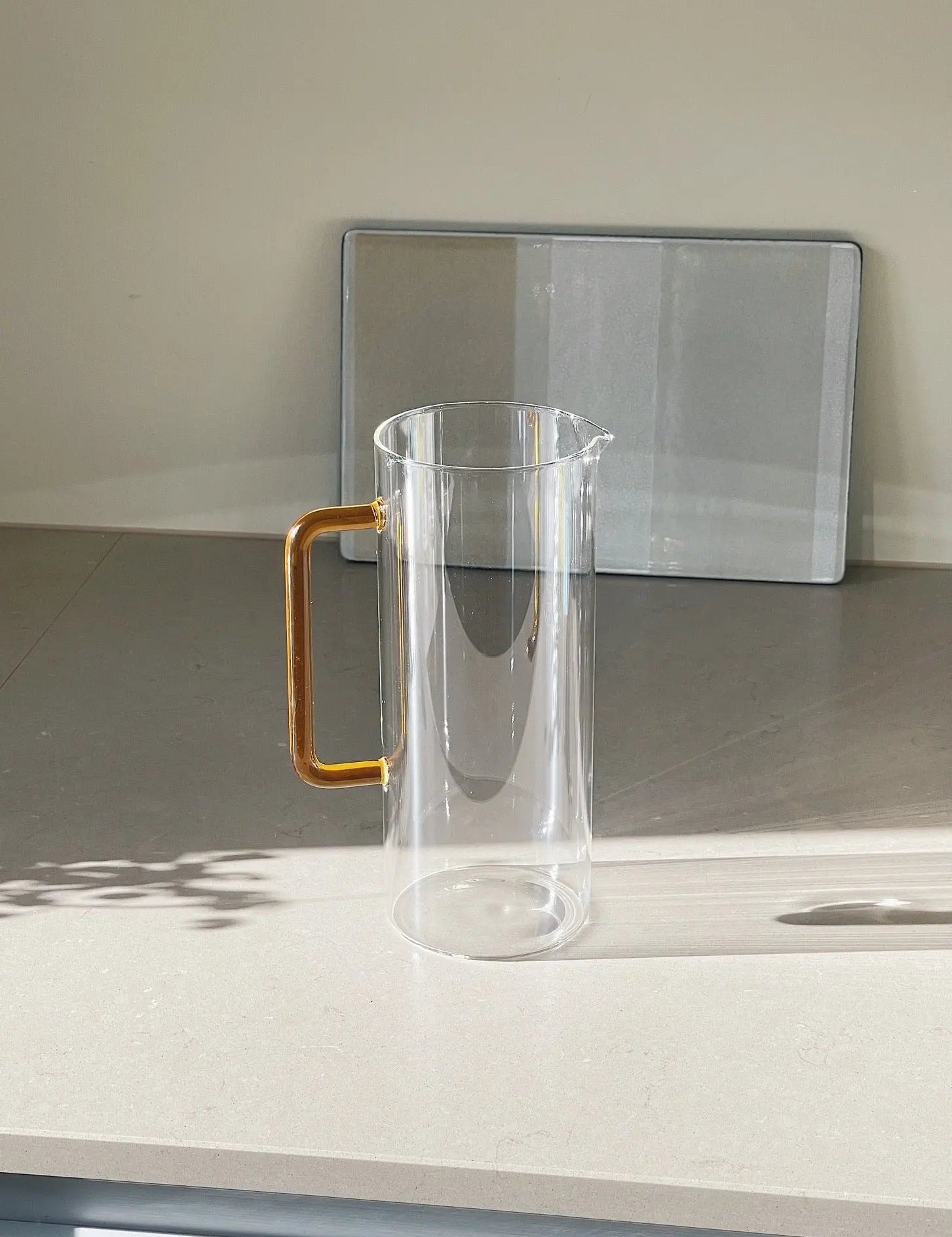 Ichendorf Tube kande i glas med gul hank Ichendorf
