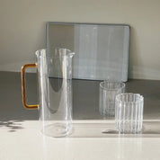 Ichendorf Tube kande i glas med gul hank Ichendorf