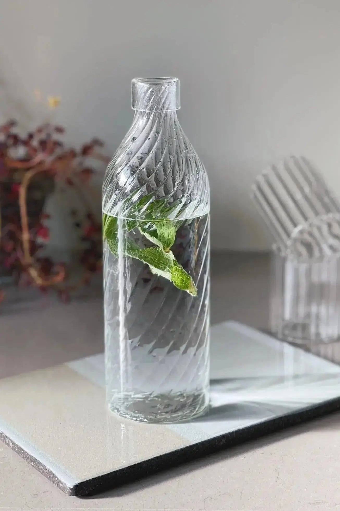 Ichendorf Venezia Ottico flaske i glas med låg Ichendorf Milano