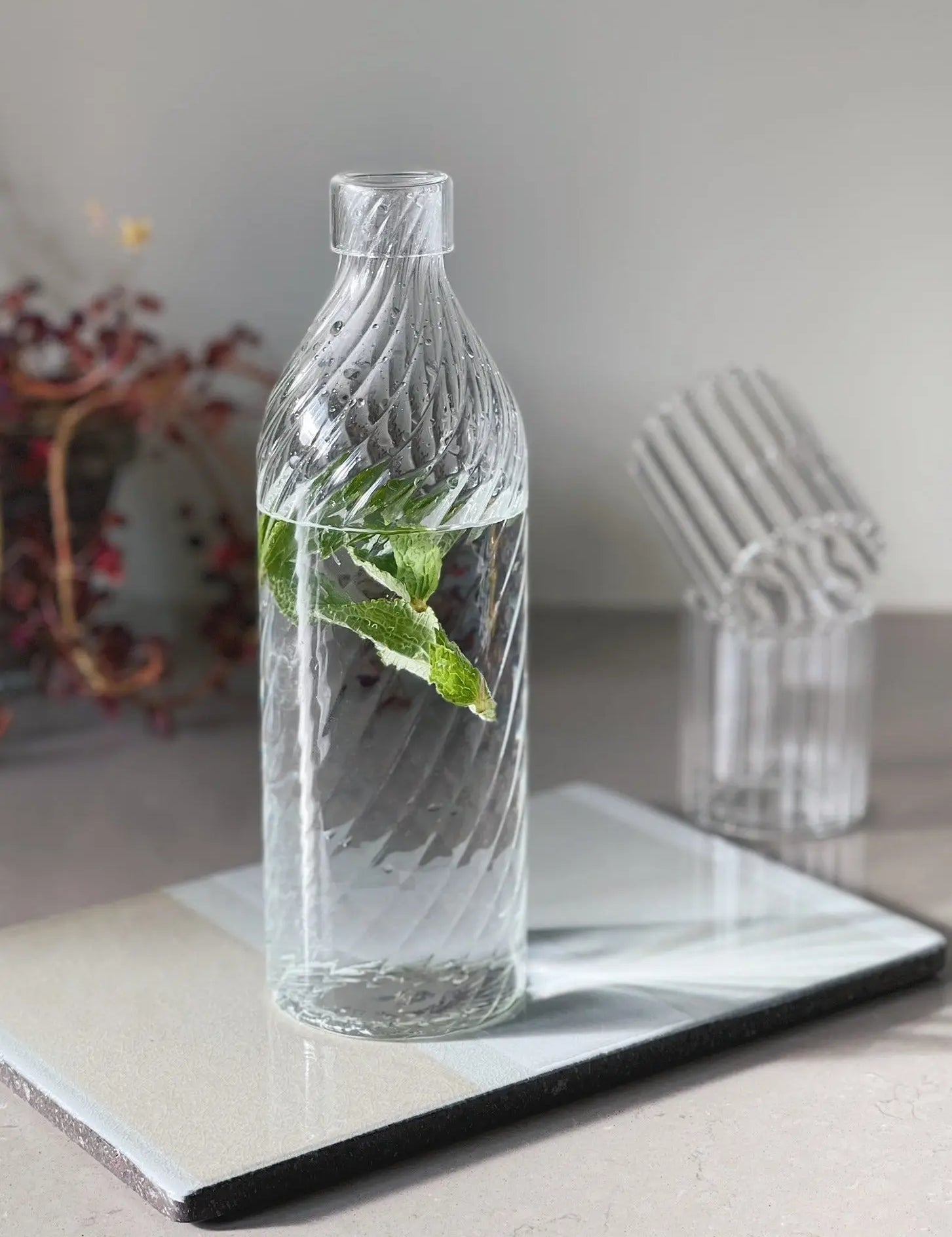 Ichendorf Venezia ottica flaske i glas med låg Ichendorf