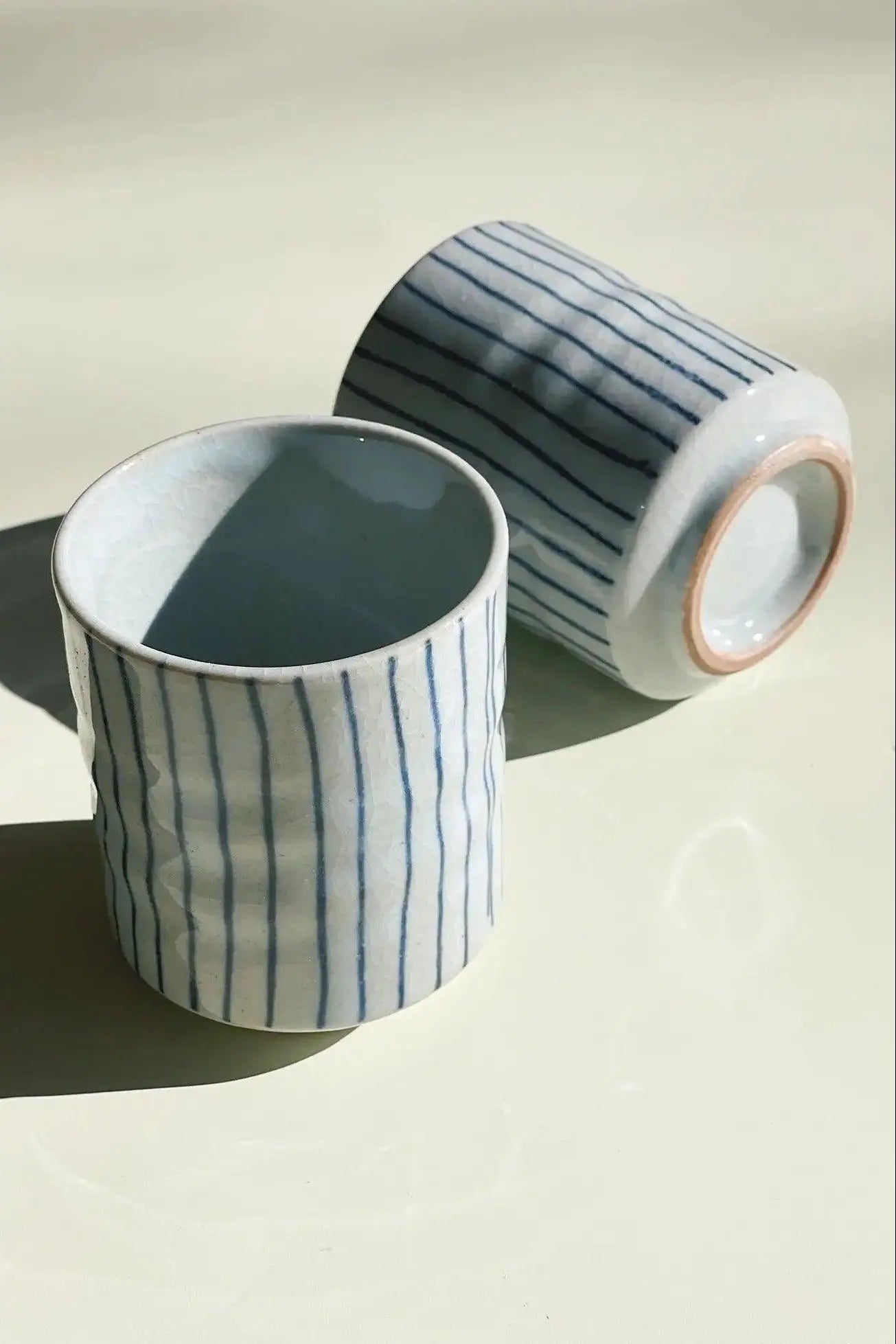 Japansk blåstribet kop uden hank Studio Hafnia