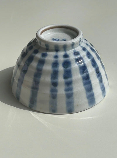 Japansk skål med brede, blå striber Studio Hafnia