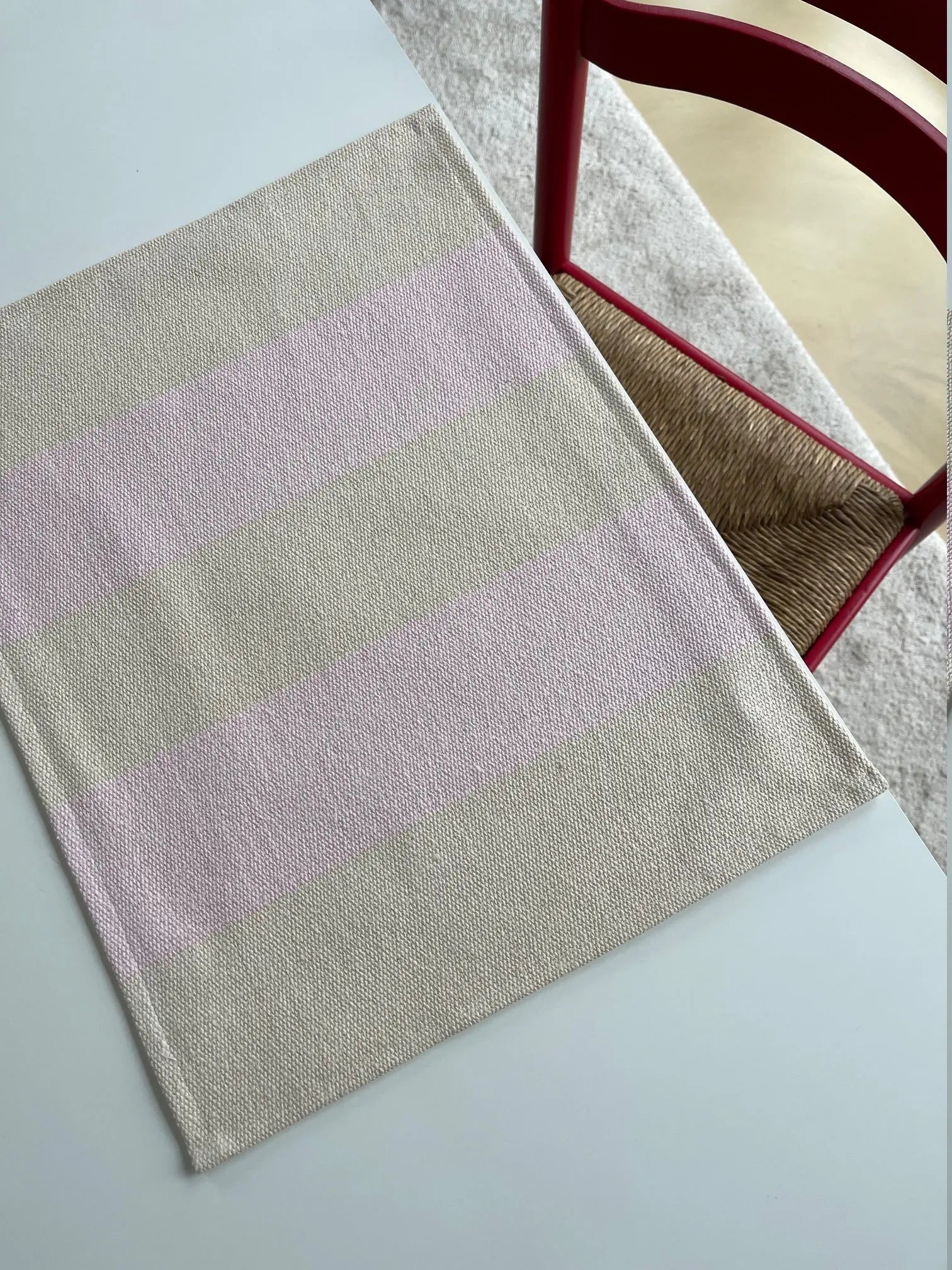 Jou Quilts dækkeserviet | Lyserød/Beige Jou Quilts