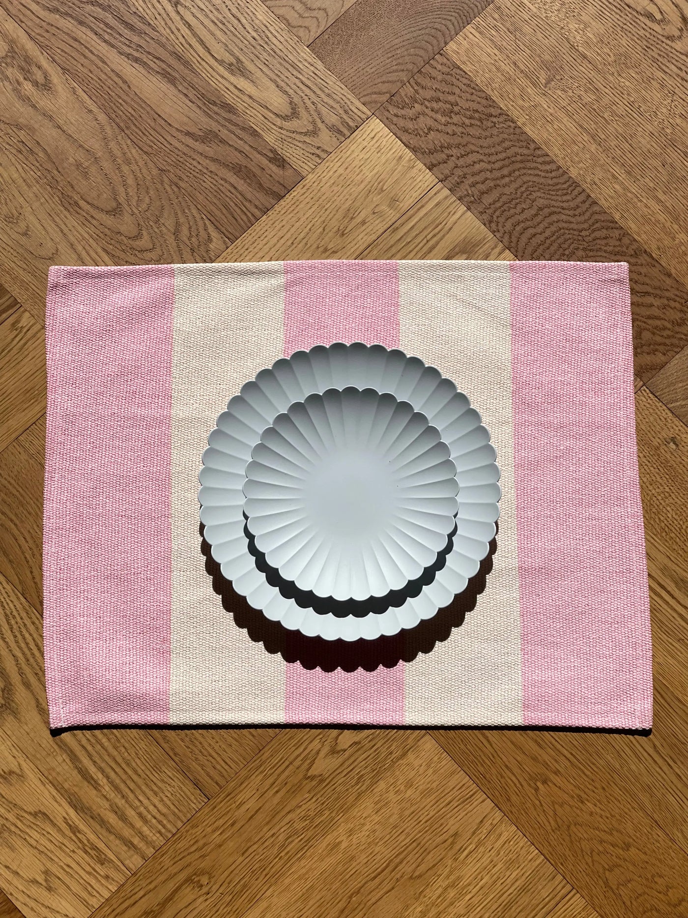 Jou Quilts dækkeserviet | Lyserød/Creme Jou Quilts