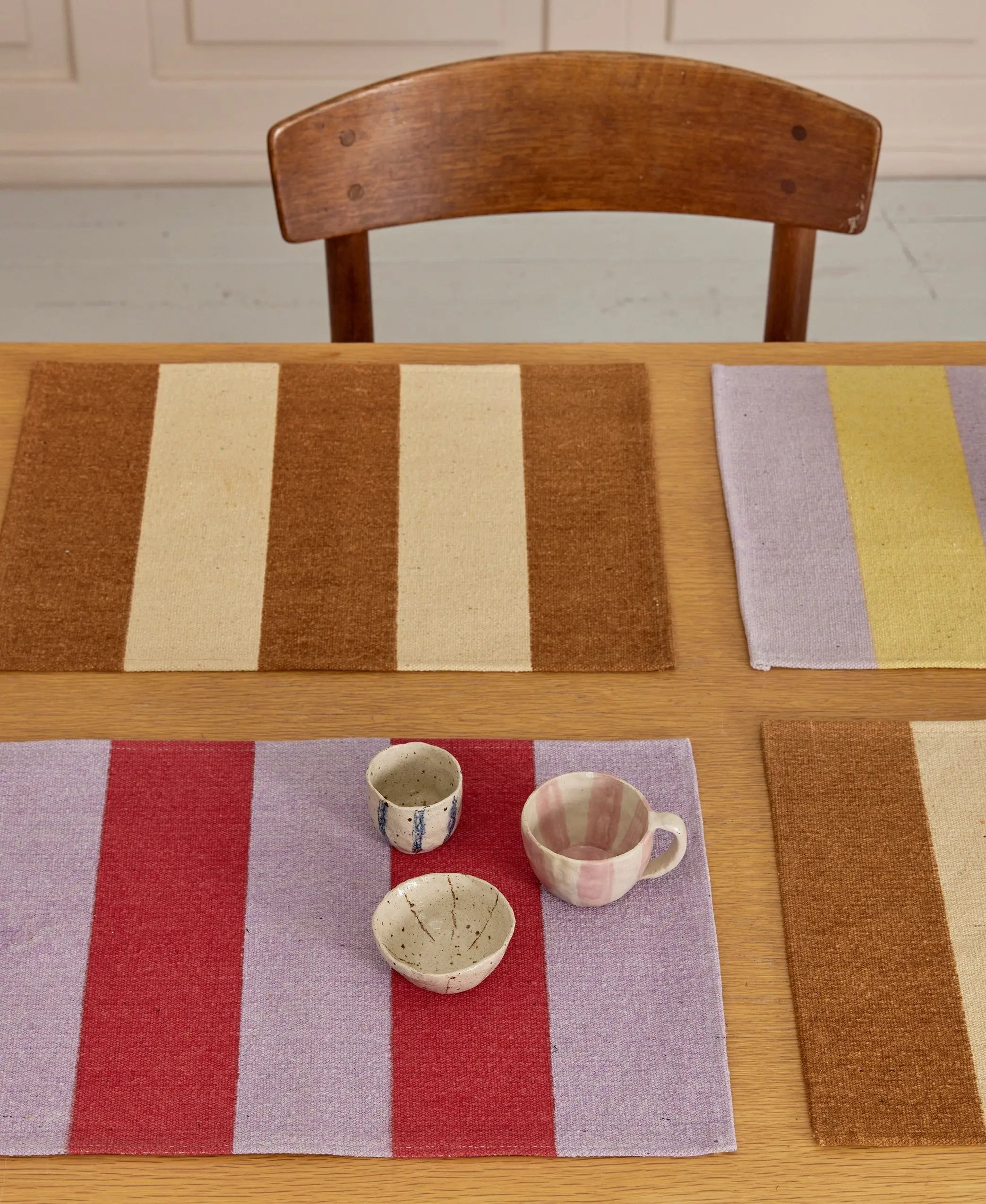 Jou Quilts dækkeserviet | Rød/Lilla Jou Quilts